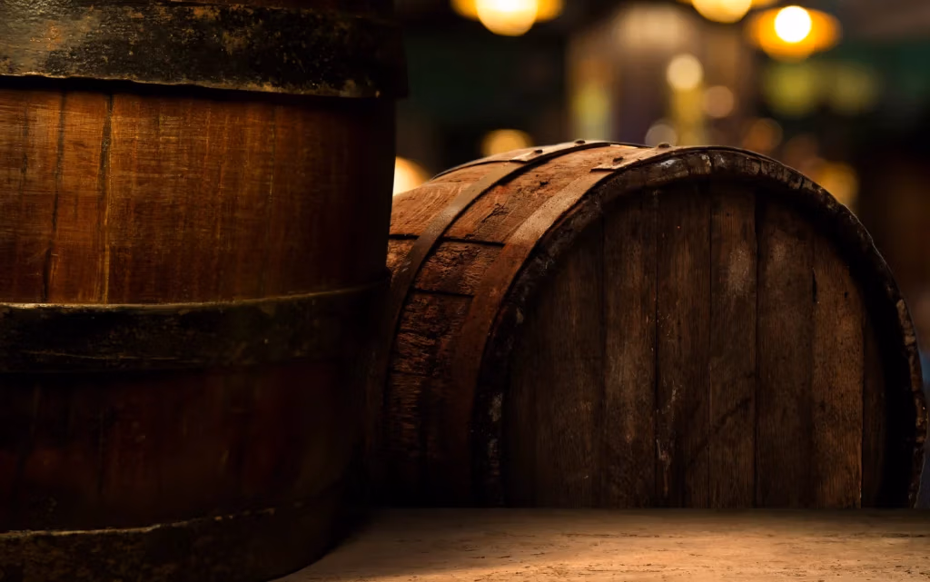 Whiskey barrels