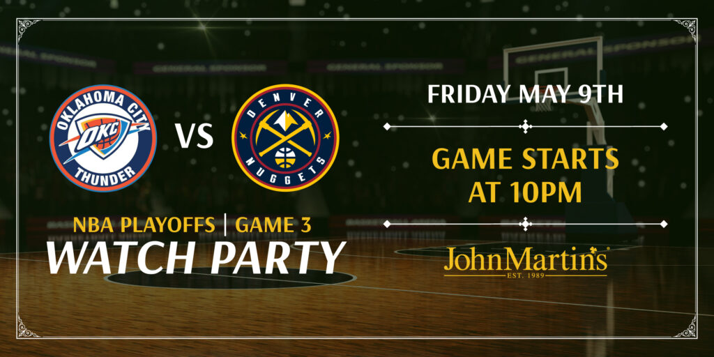 Oklahoma City Thunder vs Denver Nuggets Watch Party