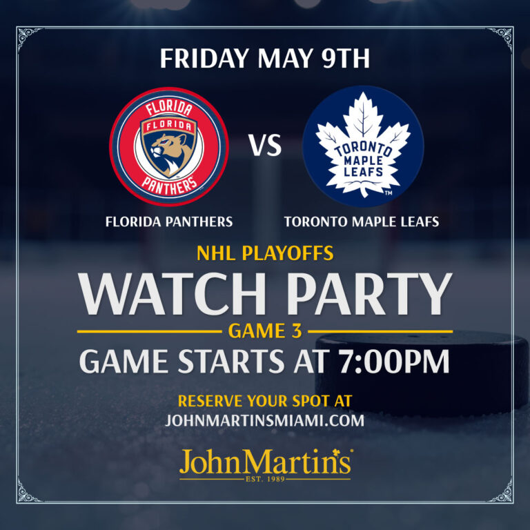 Florida Panthers vs Toronto Maple Leafs Watch Party