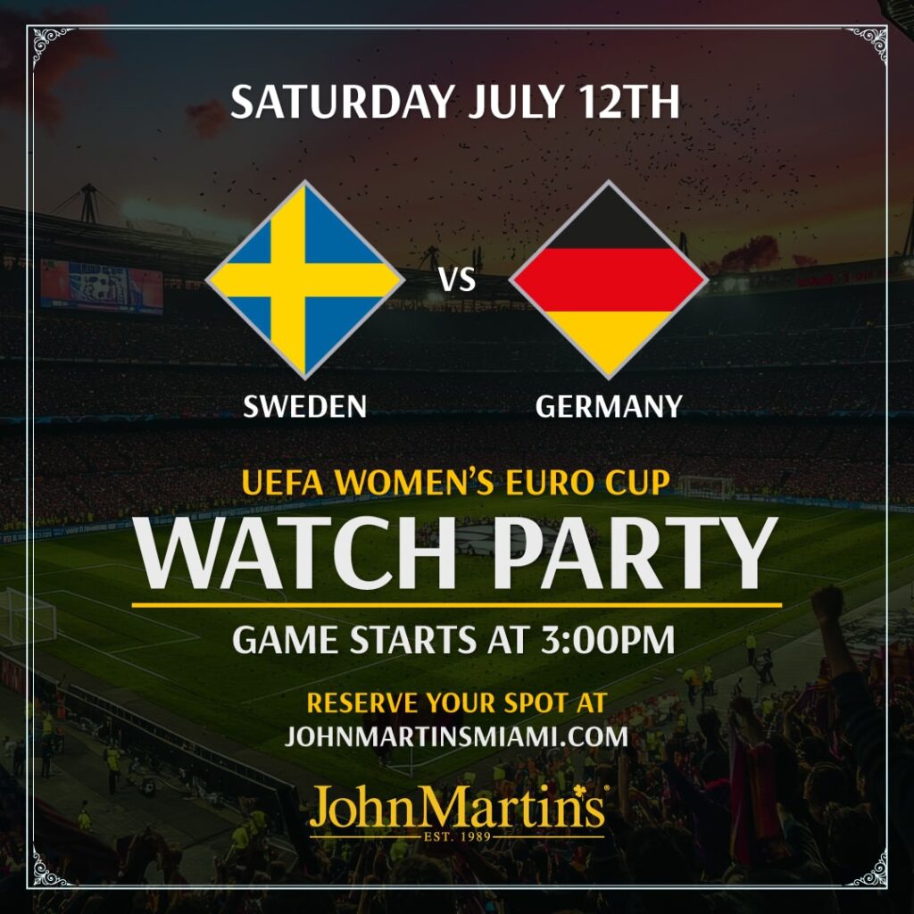 Sweden vs. Germany - UEFA Women’s Euro Cup Watch Party