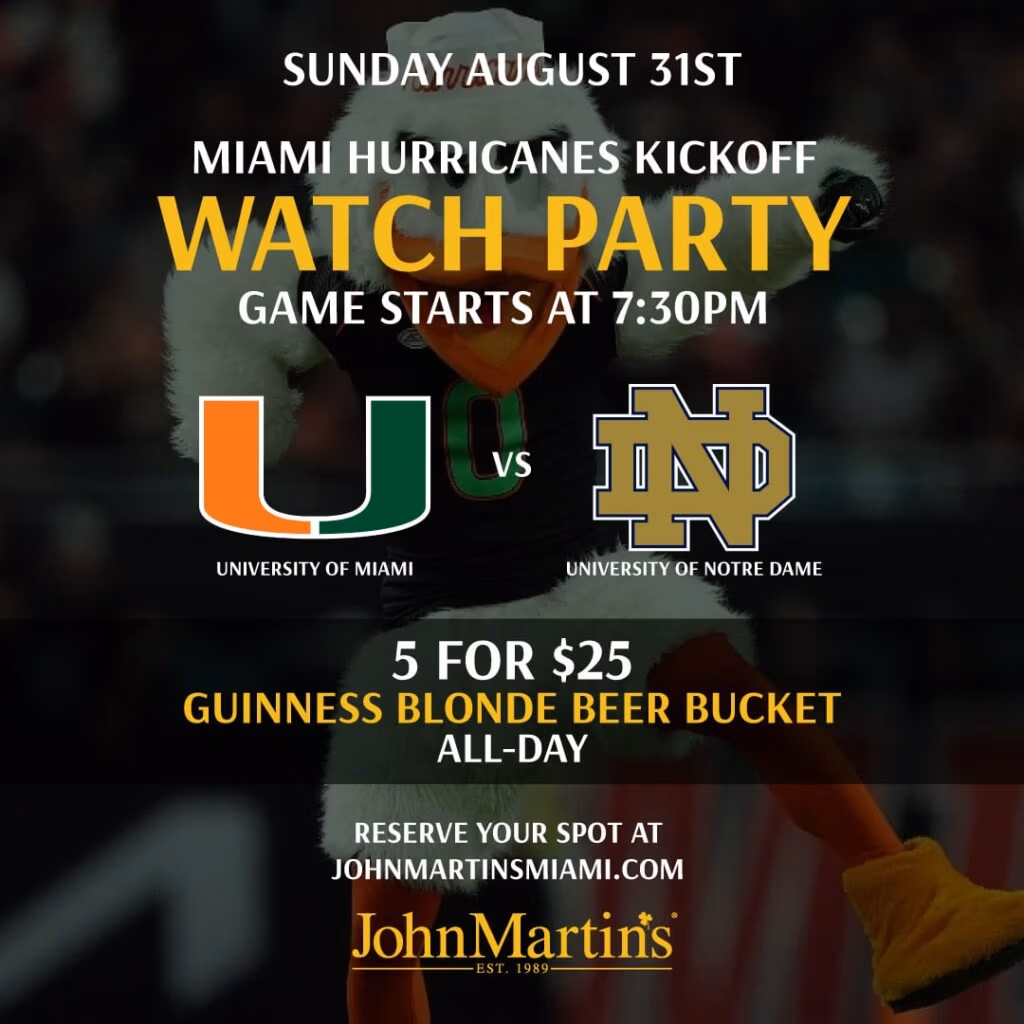 Miami Hurricanes Kickoff Watch Party