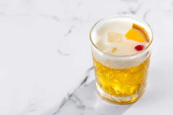 Classic cocktail whiskey sour
