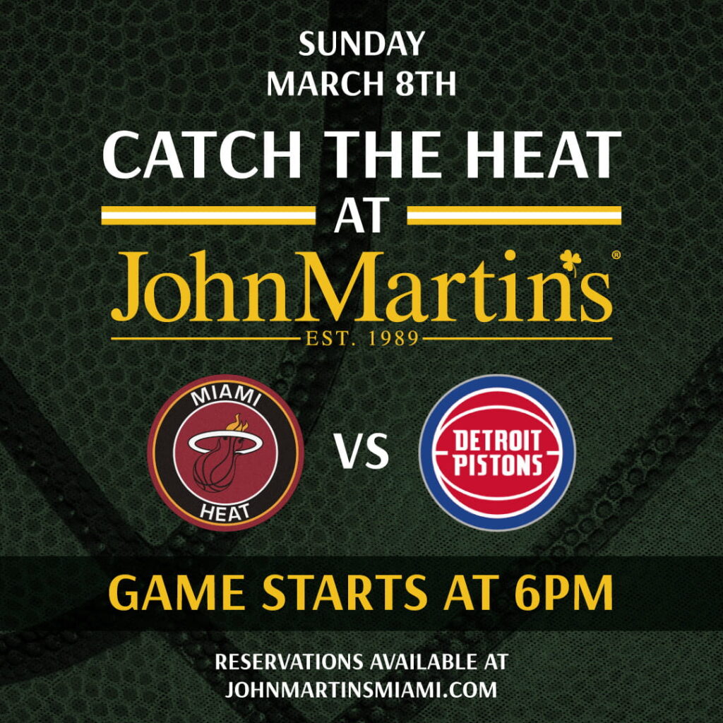Miami Heat vs. Detroit Pistons Watch Party
