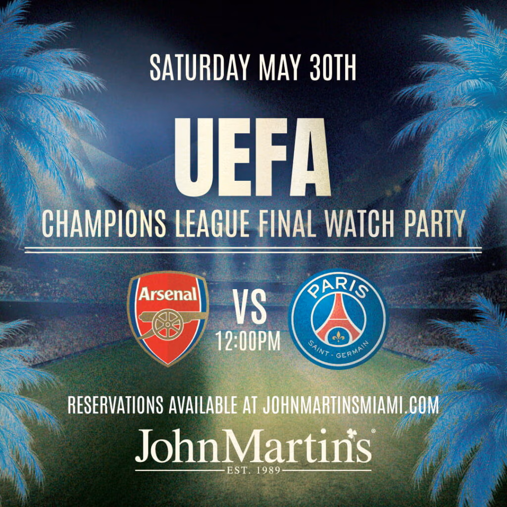 UEFA Champions League Watch Party event flyer