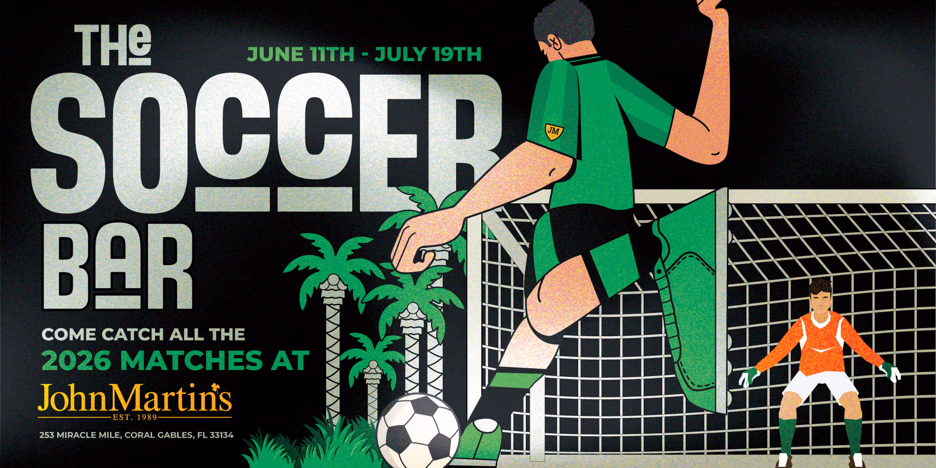 The Soccer Bar event flyer