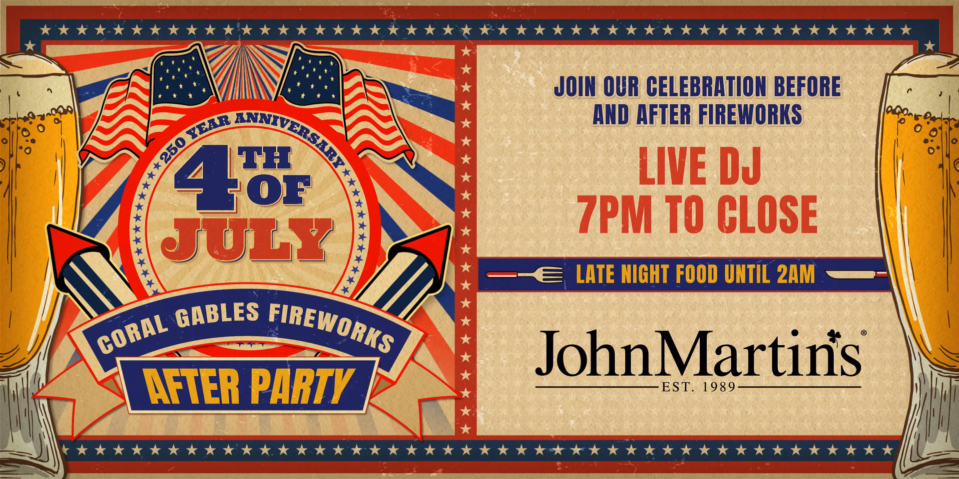 4th of July After Party event flyer