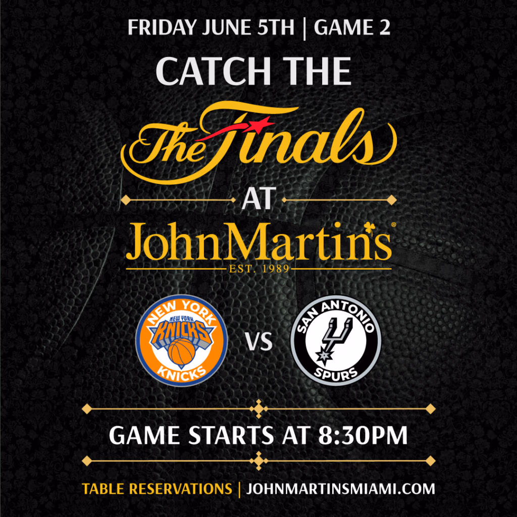 NBA Finals Knicks vs Spurs G2 event flyer