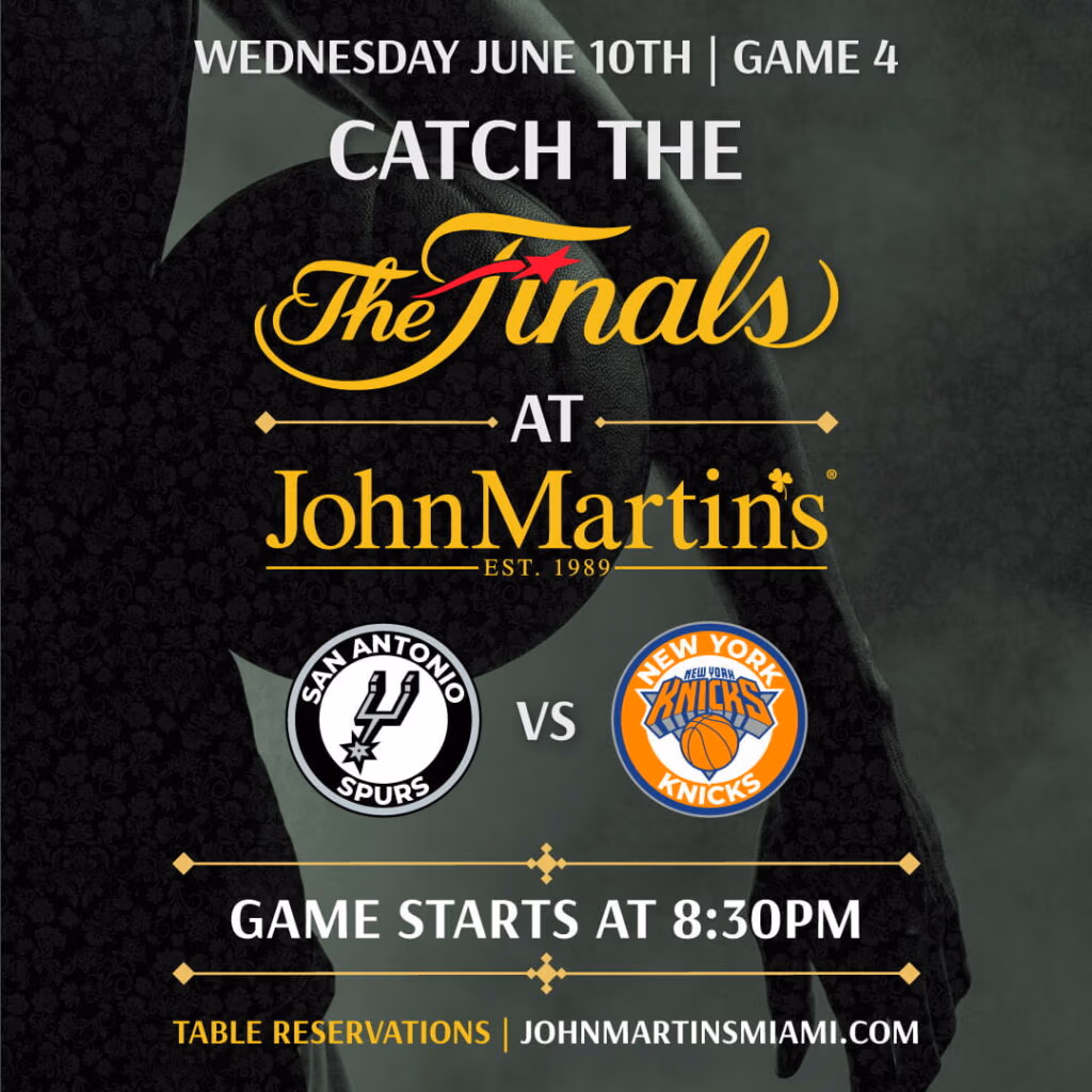 NBA Finals Spurs vs Knicks G4 event flyer