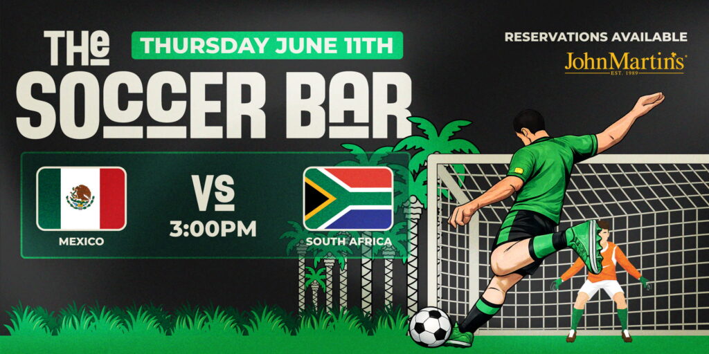 FIFA Mexico vs South Africa event flyer