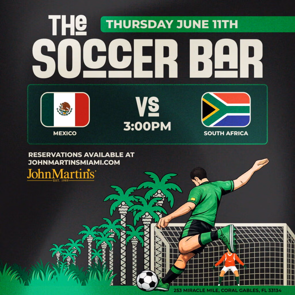 FIFA Mexico vs South Africa event flyer