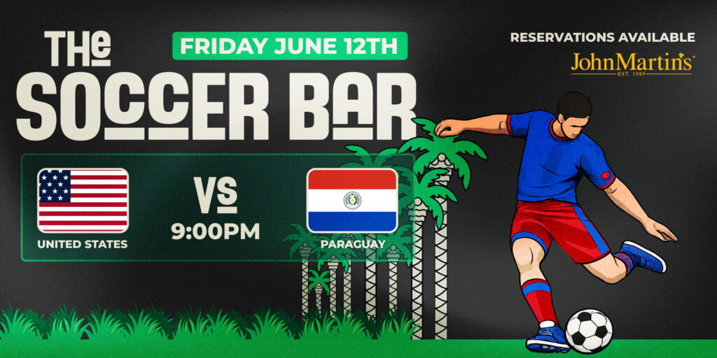FIFA USA vs Paraguay event flyer