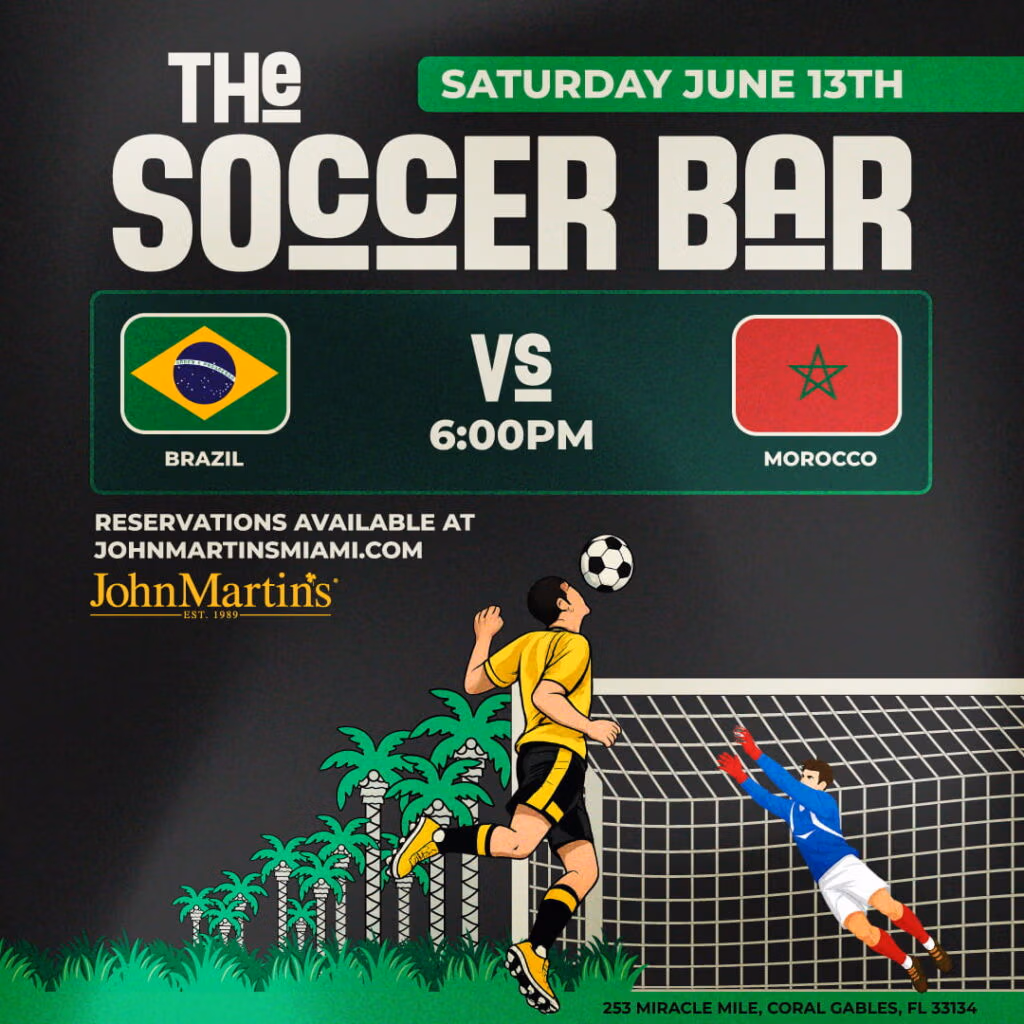 FIFA Brazil vs Morocco event flyer