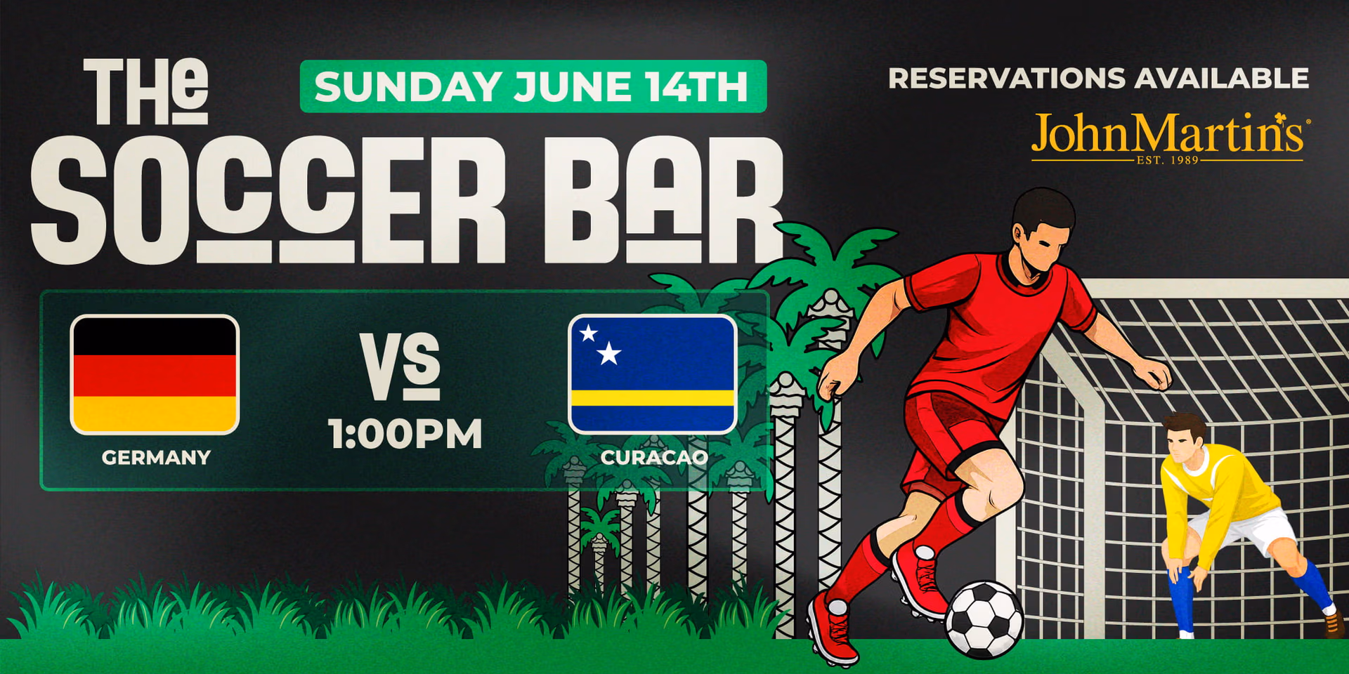 FIFA Germany vs Curacao event flyer