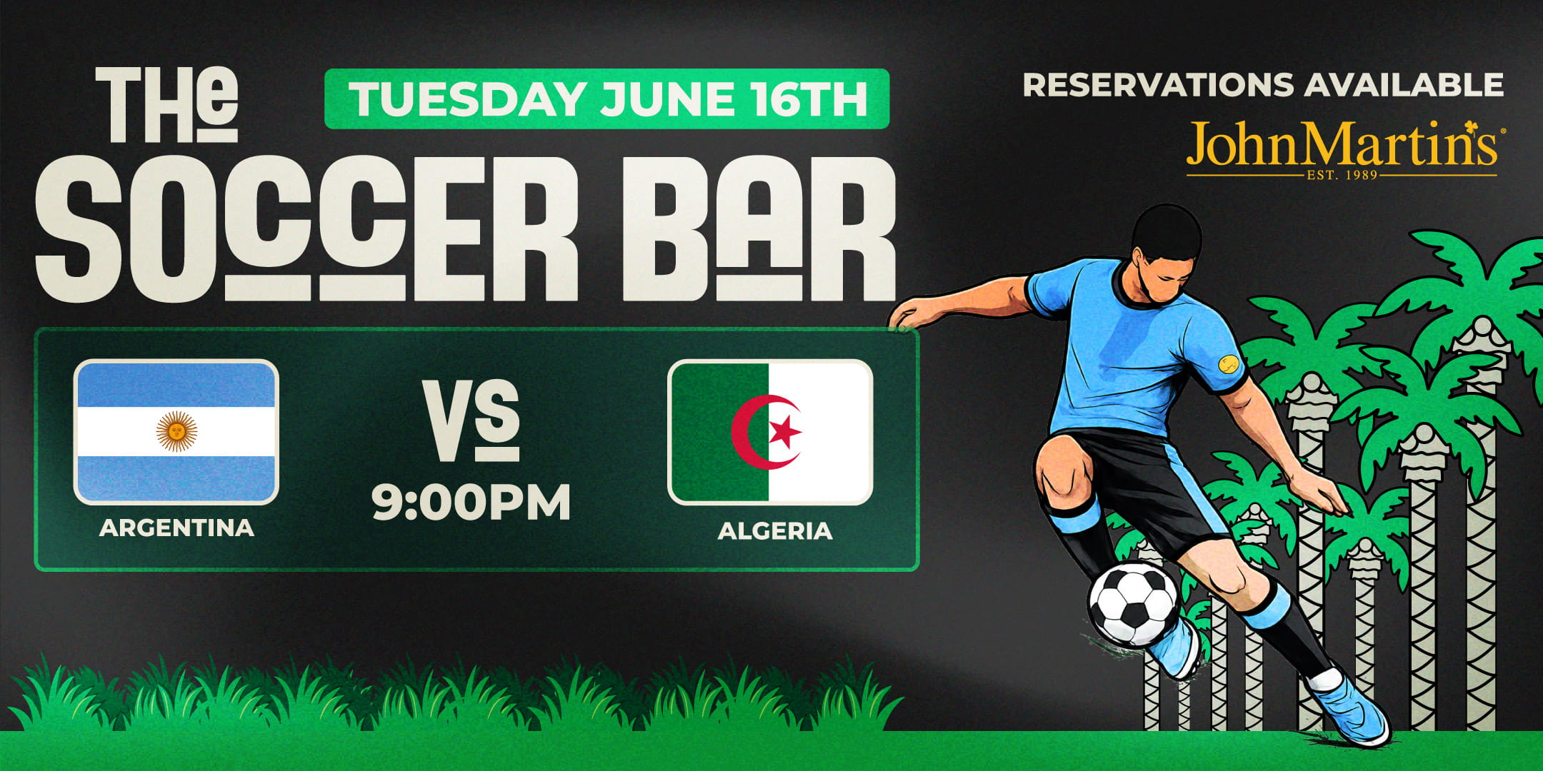 FIFA Argentina vs Algeria event flyer