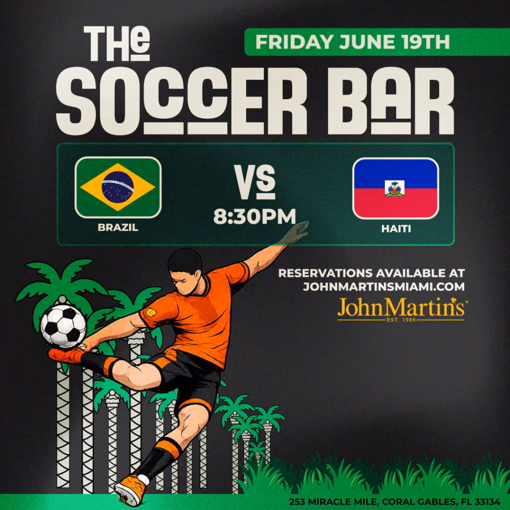 FIFA Brazil vs Haiti event flyer