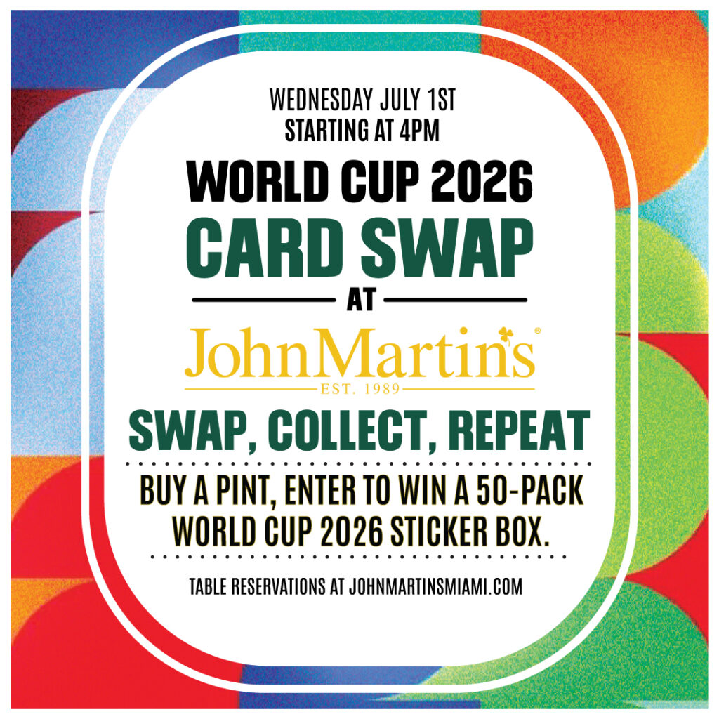 Panini Card Swap event flyer