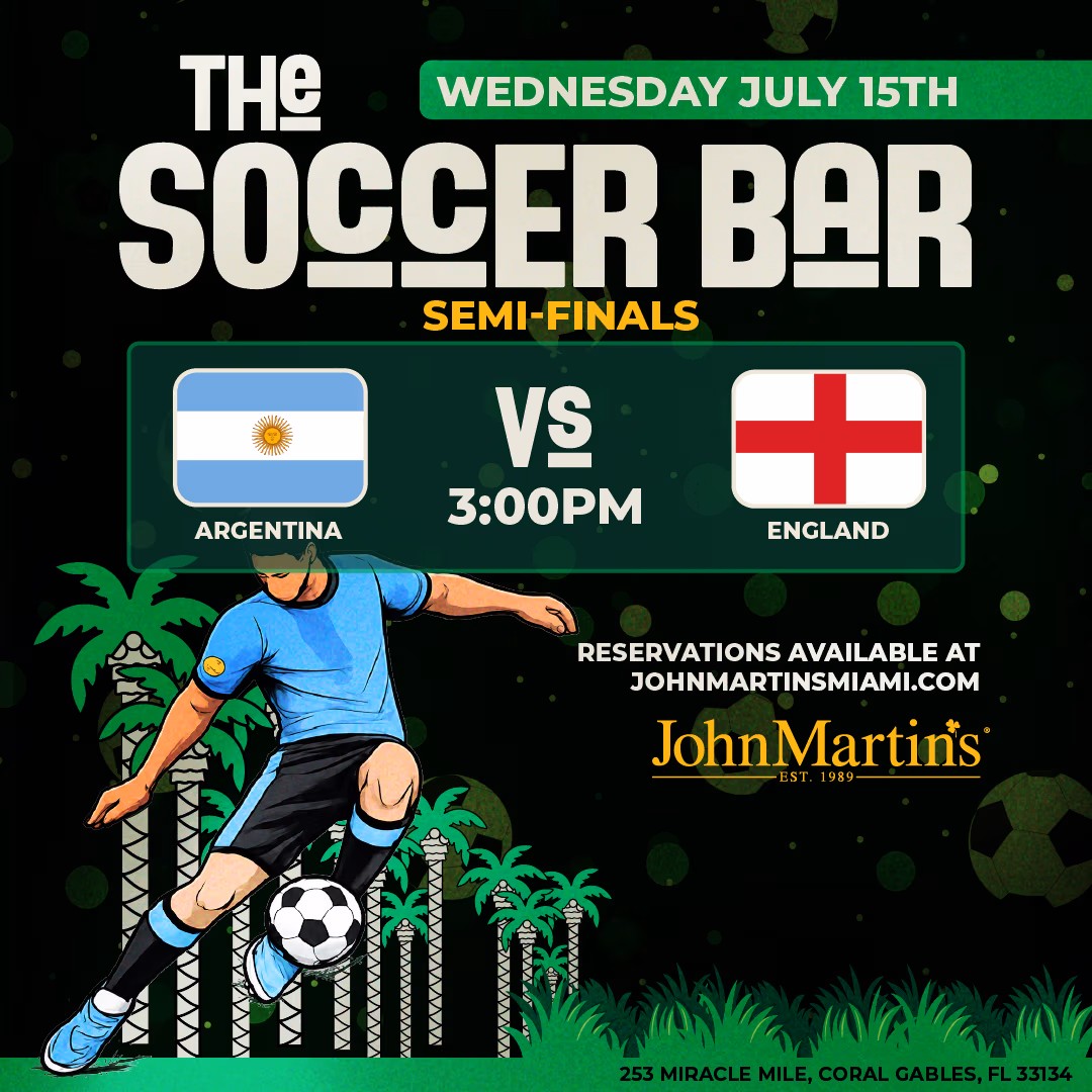 Argentina vs England Semi-Final event flyer