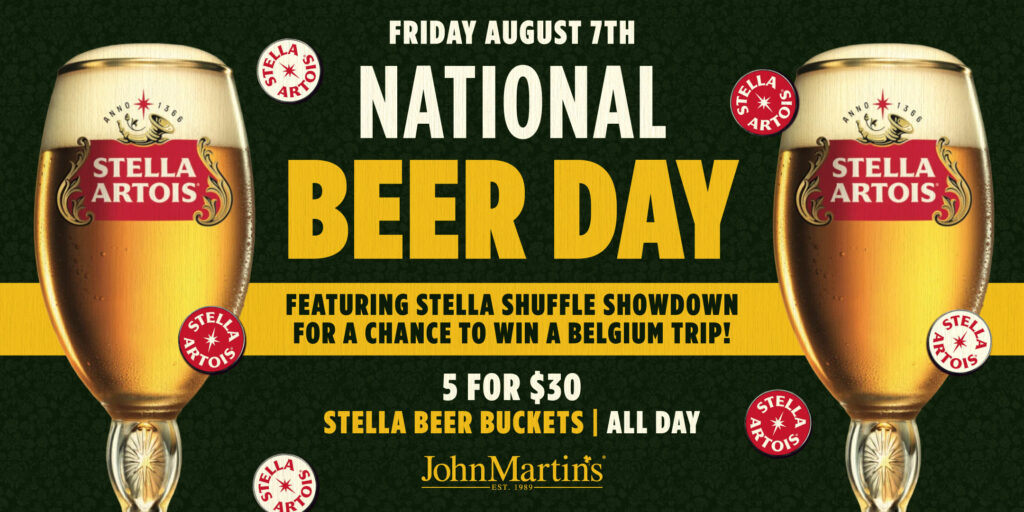 National Beer Day event flyer