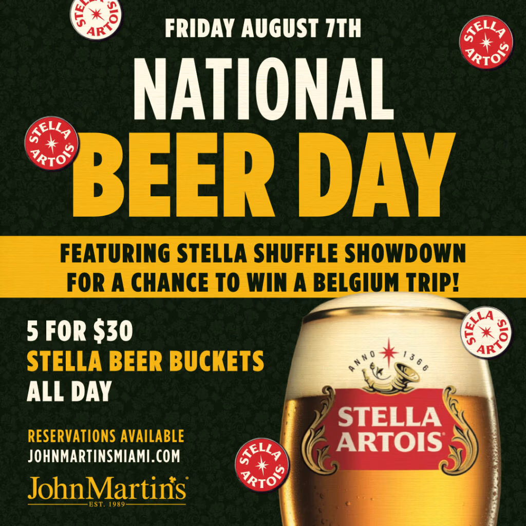 National Beer Day event flyer